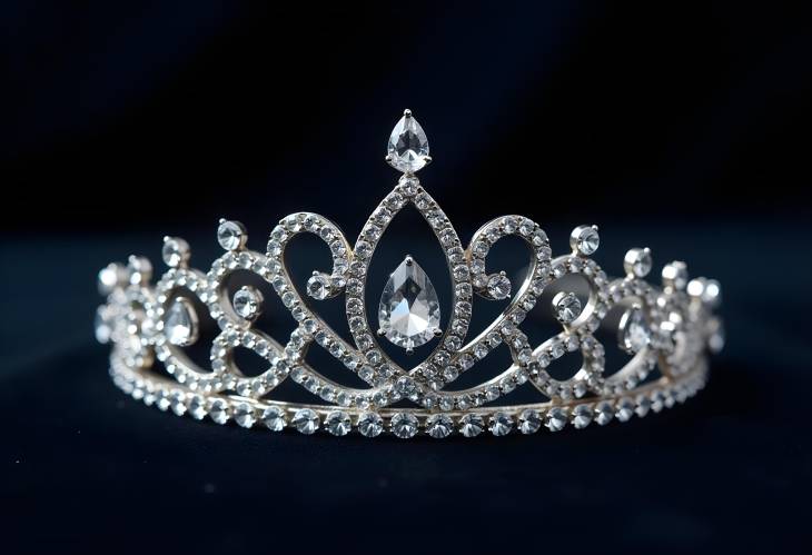 Macro Photography of Diamond Crown and Crystal Tiara